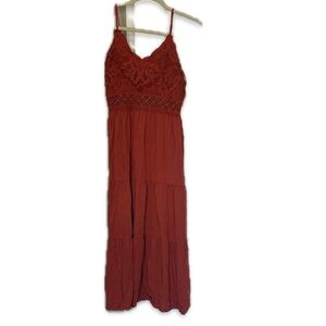 Crochet Top Maxi Dress